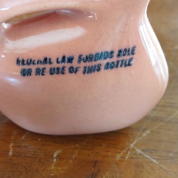 Vintage Miniature Mohawk Liquor Pottery Jugs Set of 2 - Picture 3 of 8